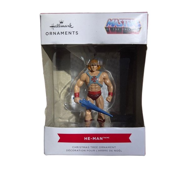 Hallmark 2021 Masters of the Universe HE-MAN 3.5” Christmas Tree Ornament - New - Picture 1 of 7